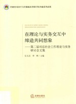 在理论与实务交互中缔造共同想象 第2届司法社会工作理论与实务研讨会文集