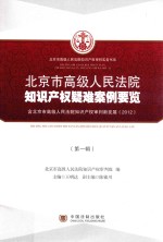 北京市高级人民法院知识产权疑难案例要览