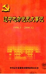 辽中地方党史大事记 1996.1-2000.12