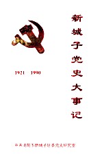 新城子党史大事记 1921-1990