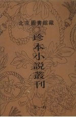 北京图书馆藏珍本小说丛刊 第1辑 3