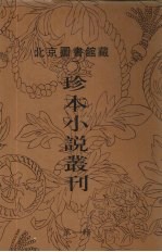 北京图书馆藏珍本小说丛刊 第1辑 13