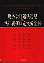 财务会计违法违纪与法律责任认定实务全书 下