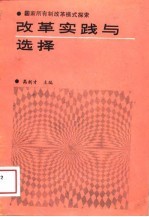 改革实践与选择 国家所有制改革模式探索