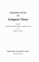 PERSPECTIVES IN ECOLOGICAL THEORY