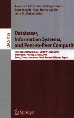 Lecture Notes in Computer Science 4125 Databases