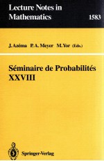 SEMINAIRE DE PROBABILITES XXVIII