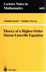 THEORY OF A HIGHER-ORDER STURM-LIOUVILLE EQUATION