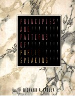 PRINCIPLES AND PATTERNS OF PUBLIC SPEAKING