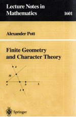 FINITE GEOMETRY AND CHARACTER THEORY