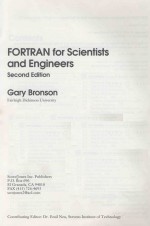 FORTRAN FOR SCIENTISTS AND ENGINEERS