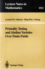 PRIMALITY TESTING AND ABELIAN VARIETIES OVER FINITE FIELDS