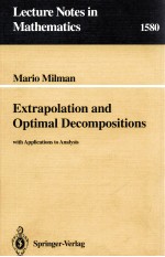 EXTRAPOLATION AND OPTIMAL DECOMPOSITIONS