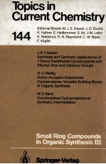 SMALL RING COMPOUNDS IN ORGANIC SYNTHESIS III