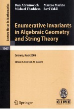 ENUMERATIVE INVARIANTS IN ALGEBRAIC GEOMETRY AND STRING THERY