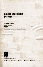 LINEAR STOCHASTIC SYSTEMS