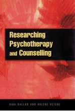 RESEARCHING PSYCHOTHRAPY AND COUNSELLING