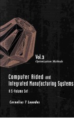 Computer Aided and Integrated Manafacturing Systems Volume 3:Optimization Methods