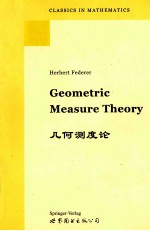 GEOMETRIC MEASURE THEORY REPRINT OF THE 1969 EDITION