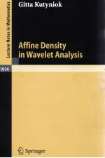 AFFINE DENSITY IN WAVELET ANALYSIS