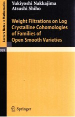 WEIGHT FILTRATIONS ON LOG CRYSTALLINE COHOMOLOGIES OF FAMILIES OF OPEN SMOOTH VARIETIES