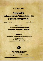 12th IAPR International Conference on Pattern Recognition Volume III Conference C:Signal Processing