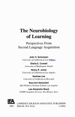 THE NEUROBIOLOGY OF LEARNING