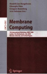 Lecture Notes in Computer Science 4361 Membrane Computing 7th International Workshop