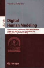 Lecture Notes in Computer Science 4561 Digital Human Modeling First International Conference on Digi