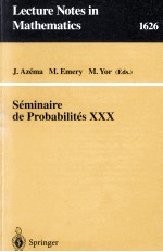 SEMINAIRE DE PROBABILITES XXX