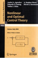 NONLINEAR AND OPTIMAL CONTROL THEORY: CETRARO