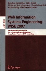 Lecture Notes in Computer Science 4831 Web Information Systems Engineering-WISE 2007 8th Internation