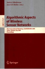 Lecture Notes in Computer Science 3121 Algorithmic Aspects of Wireless Sensor Networks First Interna