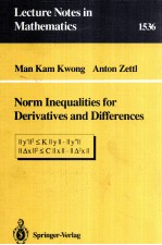 NORM INEQUALITIES FOR DERIVATIVES AND DIFFERENCES