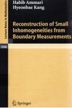 RECONSTRUCTION OF SMALL INHOMOGENEITIES FROM BOUNDARY MEASUREMENTS