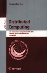 Lecture Notes in Computer Science 4731 Distributed Computing 21st International Symposium