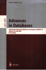 Lecture Notes in Computer Science 2097 Advances in Databases 18th British National Conference on Dat