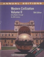 WESTERN CIVILIZATIONS VOLUME Ⅱ 10TH EDITION EARLY MODERN THROUGH THE TWENTIETH CENTURY