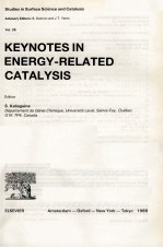 KEYNOTES IN ENERGY-RELATED CATALYSIS