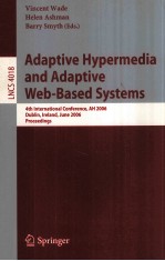 Lecture Notes in Computer Science 4018 Adaptive Hypermedia and Adaptive Web-Based Systems 4th Intern