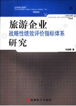 旅游企业战略性绩效评价指标体系研究