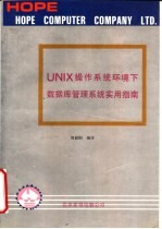 UNIX操作系统环境下数据库管理系统实用指南