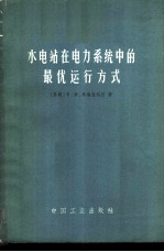 水电站在电力系统中的最优运行方式