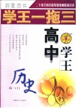 学王一拖三·学王系列 学王·方法档案 高中历史 一年级 上学期