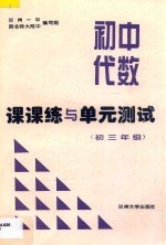 初中代数课课练与单元测试 初中三年级 第一学期