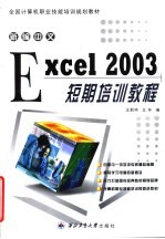 新编中文Excel 2003短期培训教程