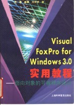 Visual FoxPro for Windows 3.0 实用教程 面向对象的可视程序设计