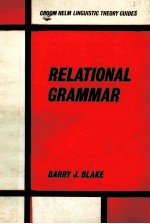 RELATIONAL GRAMMAR