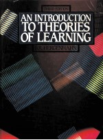 AN INTRODUCTION TO THEORIES OF LEARNING THIRD EDITION