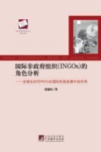 国际非政府组织（INGOs）的角色分析 全球化时代INGOs在国际机制发展中的作用